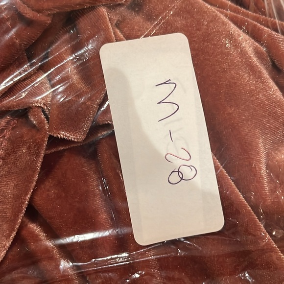 BHLDN Jenny Yoo Ryland V-Neck Long-Sleeve Open-Back Stretch Velvet Gown NWT - Picture 15 of 17